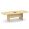 Officesource OS Conference Tables Boat Shaped Conference Table with Slab Base OS236MA - alternate 1